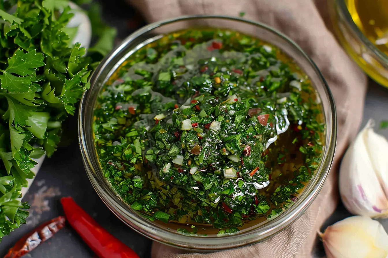 Homemade Chimichurri Sauce