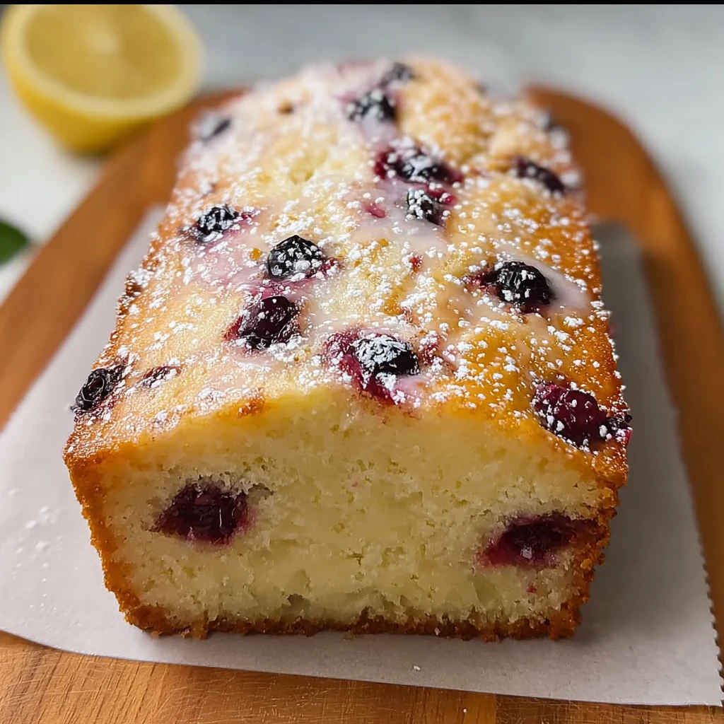 Fluffy Mulberry Yogurt Cake